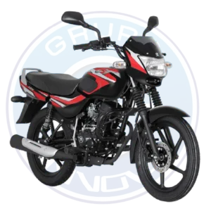 Panel de instrumentos y manillar de la Bajaj CT125 2026 negra