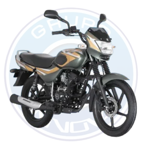 Panel de instrumentos y manillar de la Bajaj CT125 2026 verde