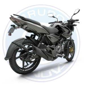 Vista frontal de la motocicleta Bajaj Pulsar LS 125 2026 125cc negra