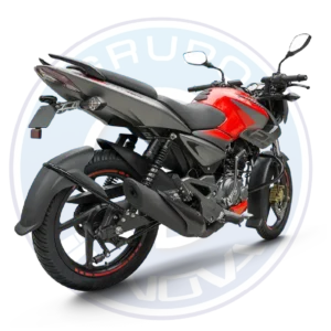 Vista frontal de la motocicleta Bajaj Pulsar LS 125 2026 125cc roja