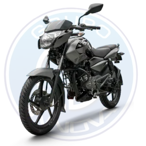 Vista lateral de la moto Bajaj Pulsar LS 125 2026 125cc negra