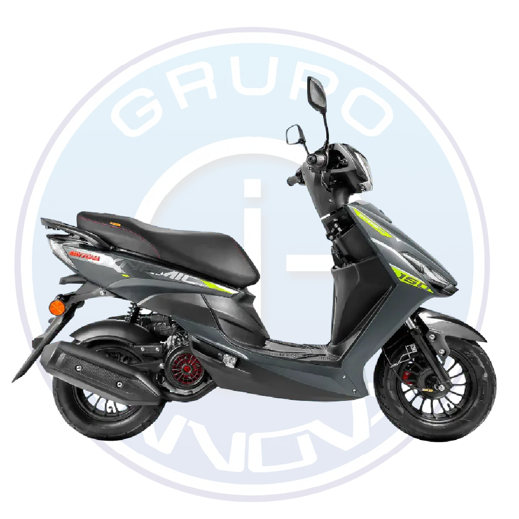 Vista lateral de la motocicleta Daytona DY150 Dynamic Pro 2026