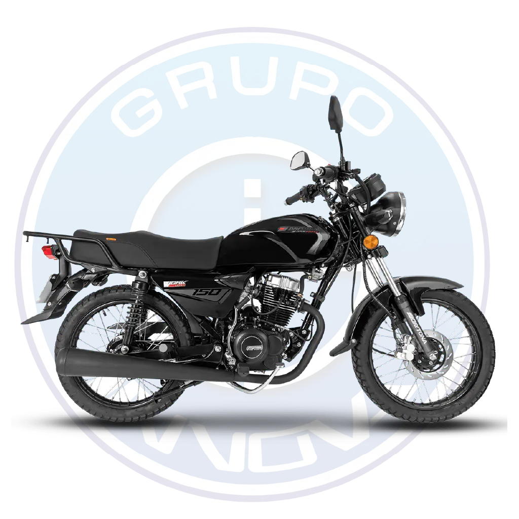 Frente de la motocicleta Daytona DY150 Workforce 2026