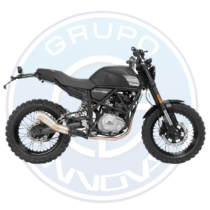 Vista lateral de la moto Daytona DY250 Scrambler 2026