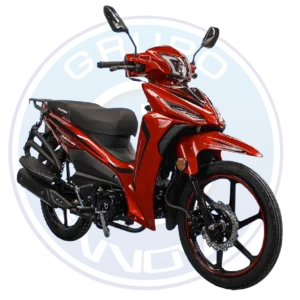 Vista frontal de la moto Dukare DK125 Nova 2026