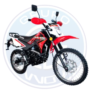 Frenos de disco delantero y trasero de la moto Dukare DK150 Falcon 2026