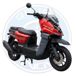 Vista lateral de la moto Dukare DK180 Apex 2026