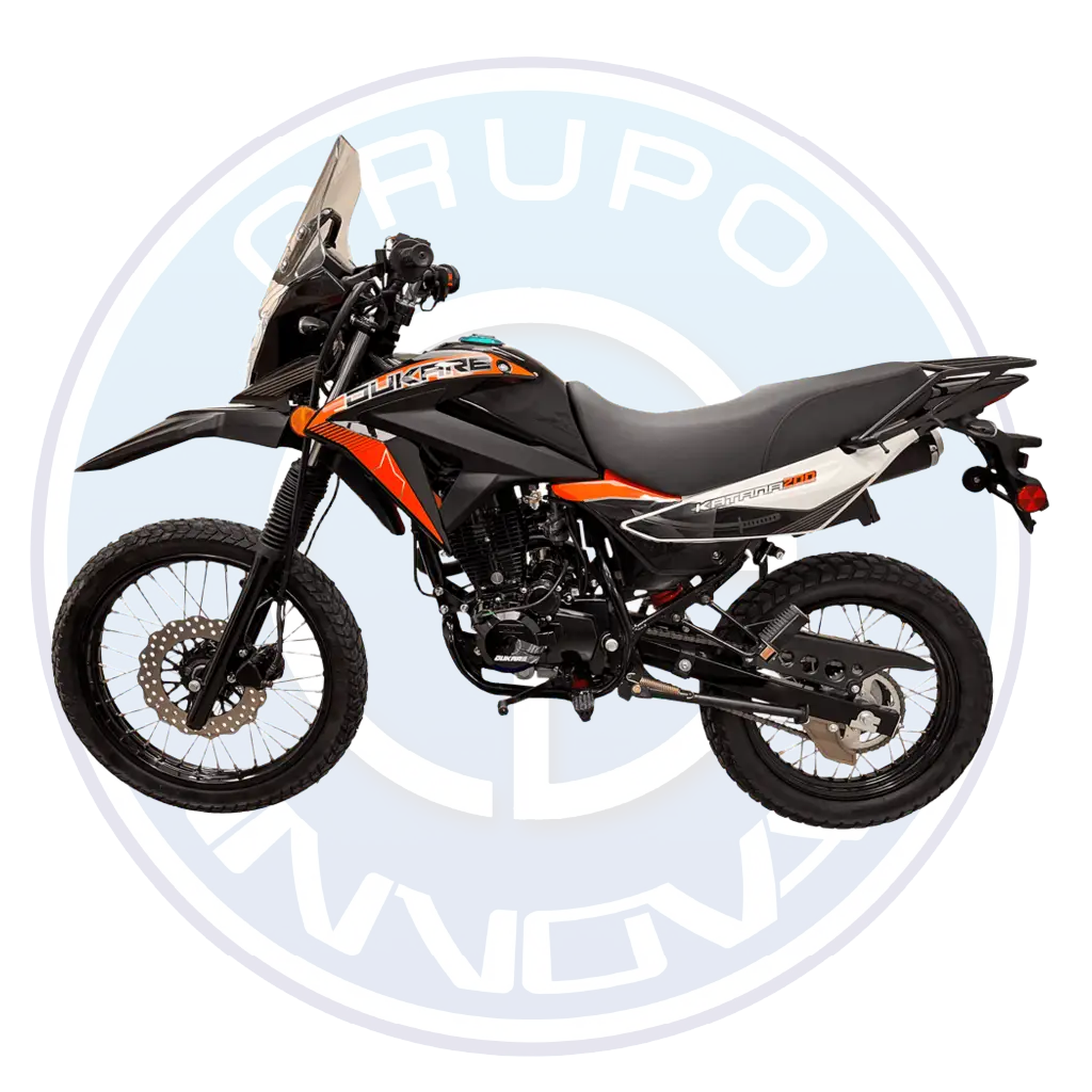 Vista lateral de la Dukare DK200 Katana 2026 200cc