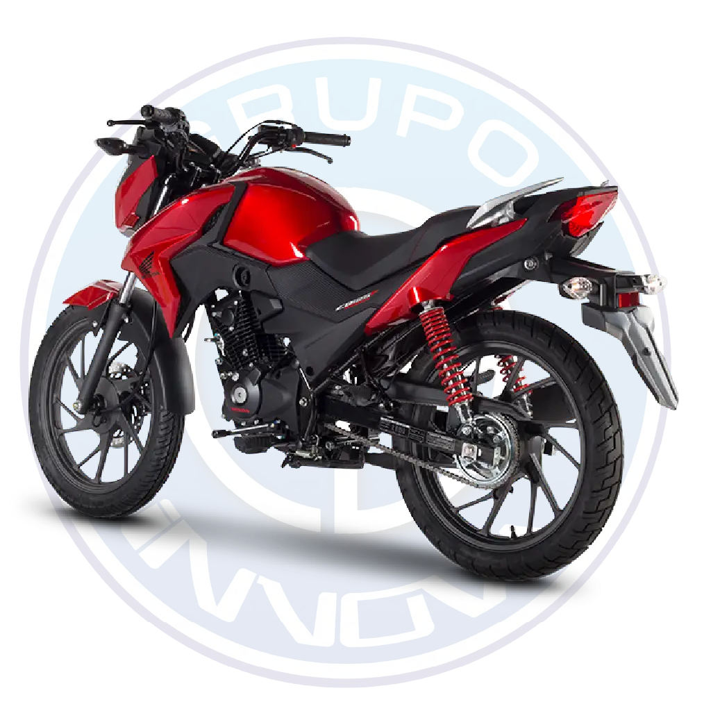 Panel de instrumentos y manillar de la Honda CB125F Twister