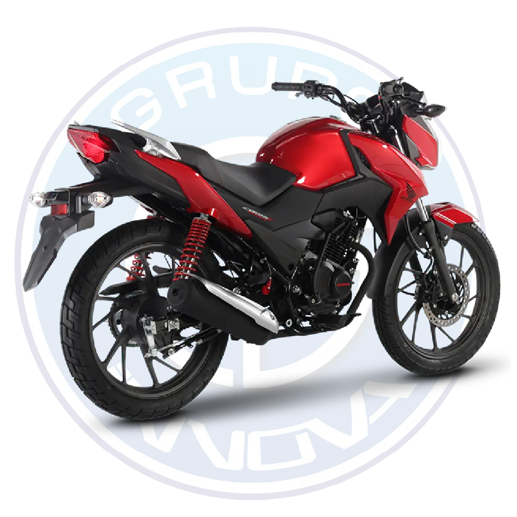 Suspensión y llantas de la Honda CB125F Twister urbana 125cc