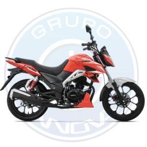 Vista frontal de la motocicleta Keeway RK170R 170cc