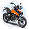 Motocicleta KTM 250 Duke 2025 250 cc naked deportiva con ABS