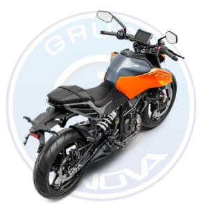 KTM 250 Duke 2025 vista frontal diseño agresivo