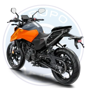 KTM 250 Duke 2025 vista lateral chasis trellis