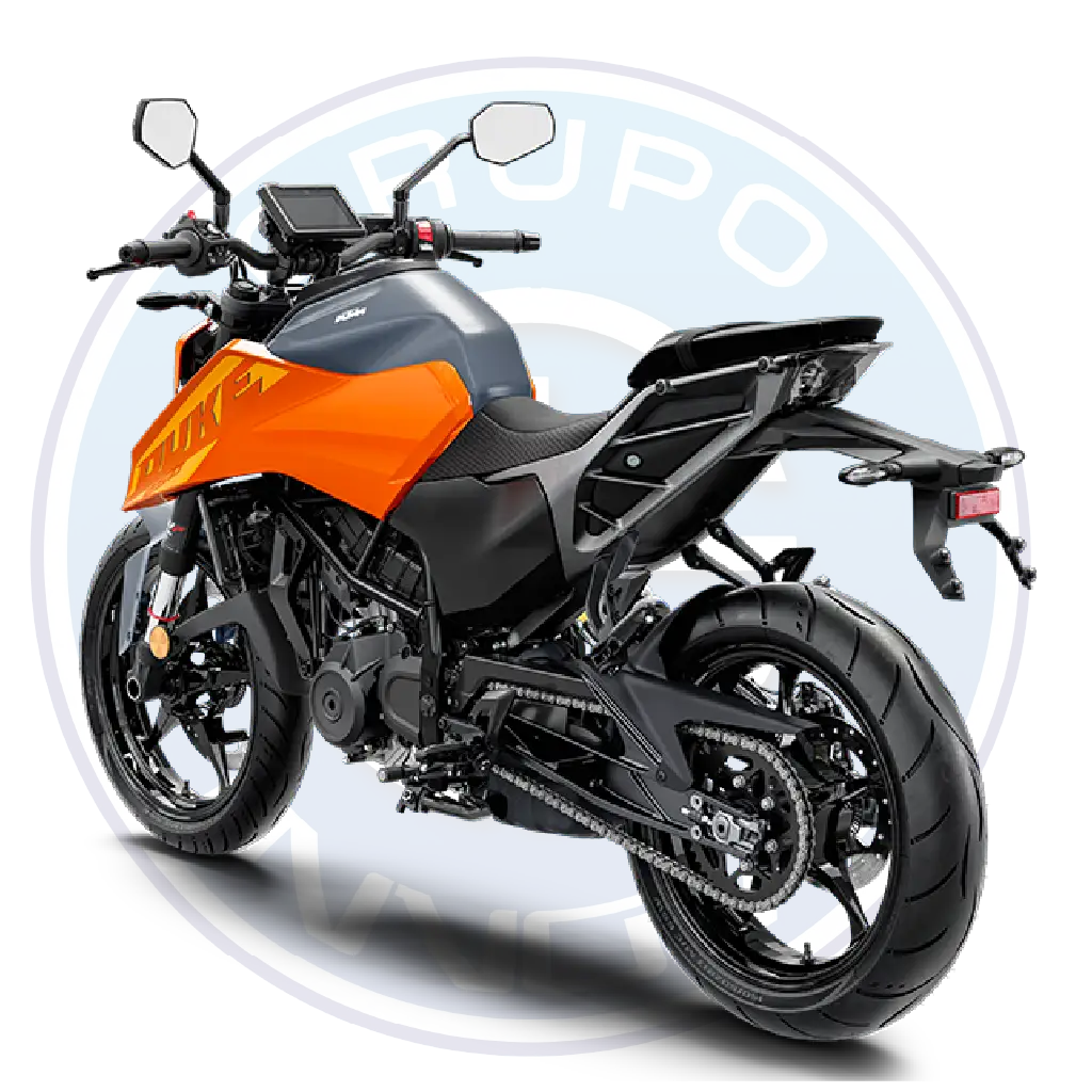 KTM 250 Duke 2025 vista lateral chasis trellis