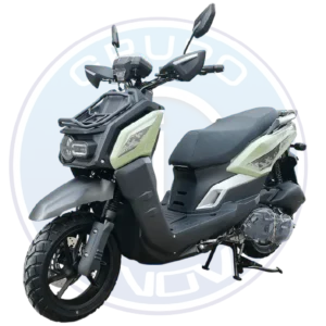 Vista lateral del scooter Loncin LX180T-8