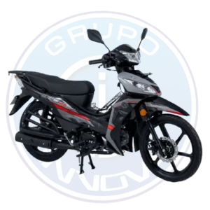 Vista lateral de la Motor 1 Brio 125 2026 motocicleta 125cc