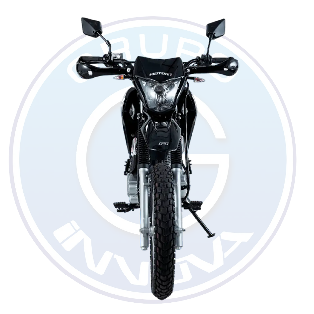 Frente de la motocicleta Motor 1 Trail 200ZS 2026