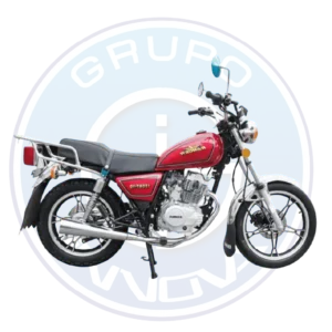 Motocicleta Ranger 150 AT automática 150 cc con arranque eléctrico roja