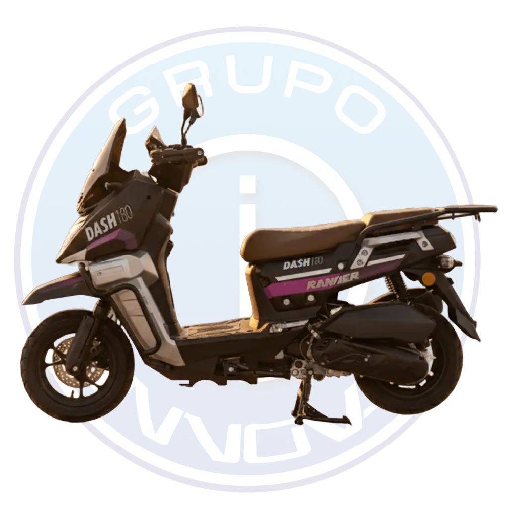 Vista frontal de la motocicleta Ranger DASH 180 180cc