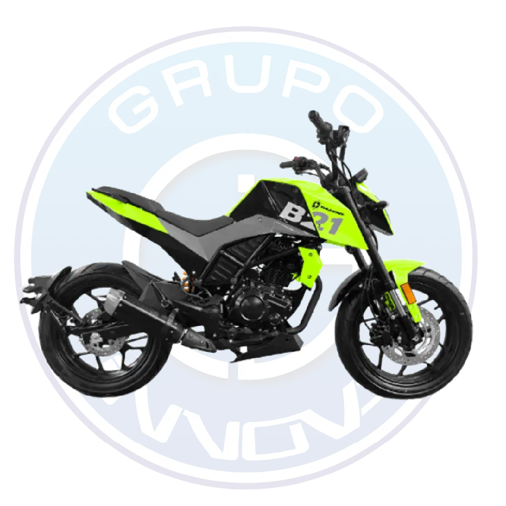 Vista lateral de la Thunder B21 M2 2025 motocicleta 200cc