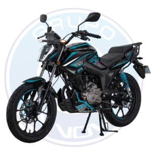 Vista frontal de la motocicleta Tuko TK CR1 Evo 150cc 2027