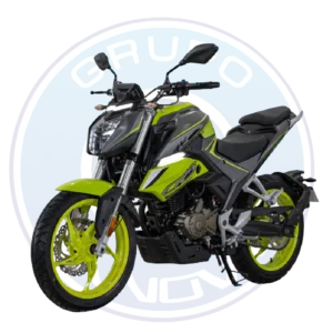 Vista frontal de la motocicleta Tuko TK CR5 GT 4V 250cc 2026