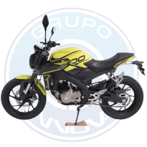 Vista frontal de la motocicleta Tuko TK Racer 300 2026