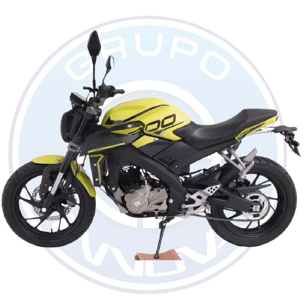 Vista frontal de la motocicleta Tuko TK Racer 300 2026