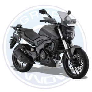 motocicleta Bajaj Dominar D400 2026 400cc color negro vista lateral
