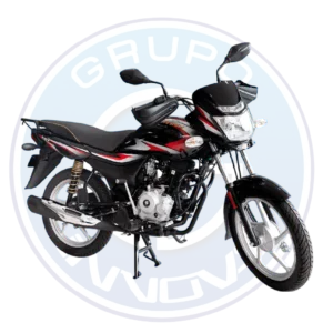 Diseño frontal de la Bajaj Platina 100 ES 2026 ideal para ciudad