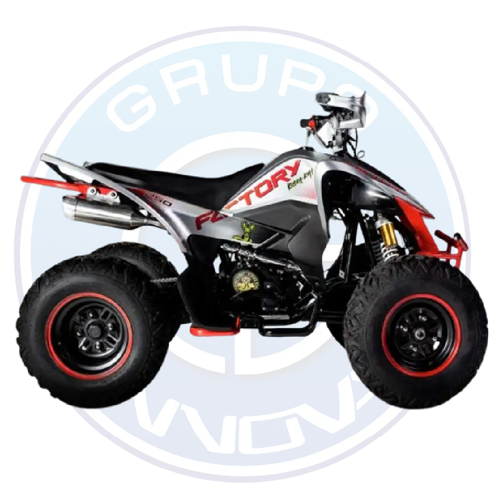 Suspensión reforzada del cuadrón Factory Bike Cobra Kai 250cc para terrenos difíciles