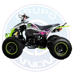 Vista frontal del cuadrón Factory Bike Cobra Kai 250cc modelo 2026