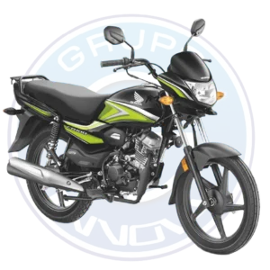 Vista lateral de la motocicleta Honda CB100 2026 100cc diseño clásico