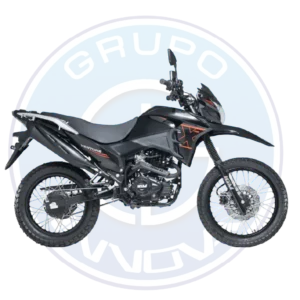 Motocicleta IGM Venture 200X 2026 color negro 200cc vista lateral