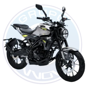 Motocicleta IGM Wind 250X 2025 color negro 250cc vista lateral