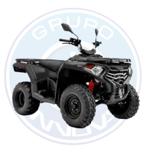 Cuadrón Loncin LX300AU-3 2026 color deportivo vista frontal