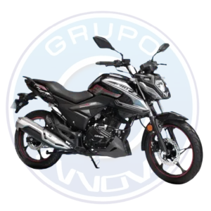 Vista lateral de la Loncin JL200-68C 200cc con diseño robusto para trabajo.