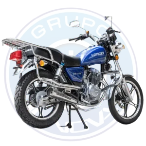 Parte frontal con faro tradicional y diseño funcional para uso diario