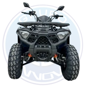 Vista frontal del cuadrón Loncin LX200AU-2 200cc modelo 2027