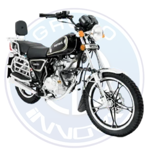 Vista lateral de la Motor 1 GNE 151 GS 150cc 2026 con diseño funcional y resistente.
