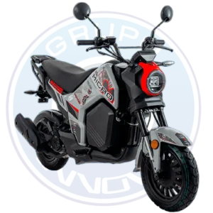 Vista trasera compacta ideal para movilidad en ciudad.