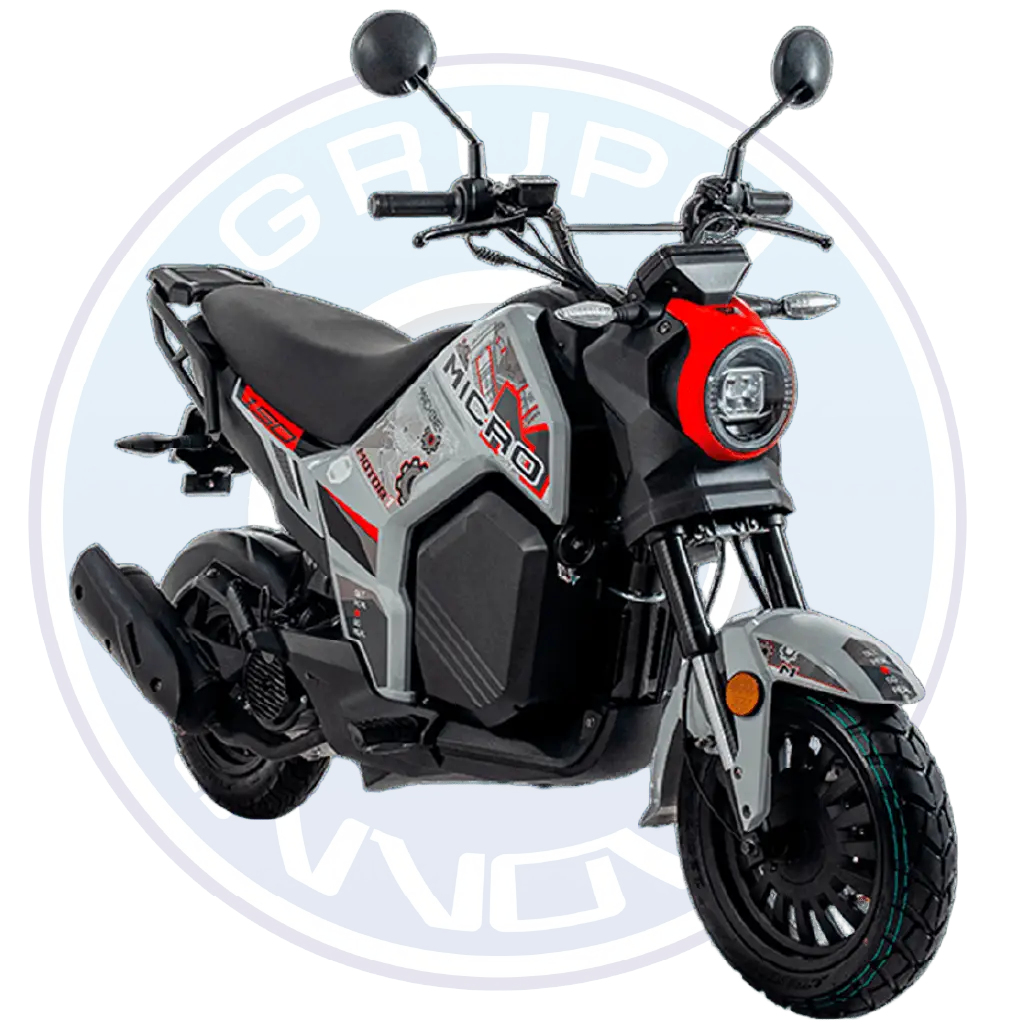 Vista trasera compacta ideal para movilidad en ciudad.