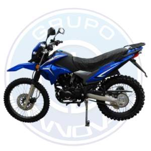 Vista lateral de la motocicleta Ranger 200GY-2 2026 200cc diseño enduro