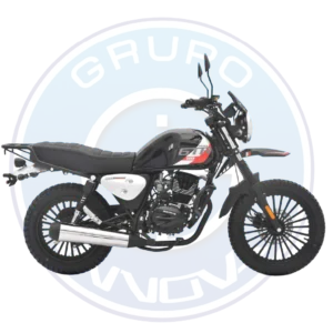 Perfil lateral de la Senke SK150-B3Y 2026 en color azul