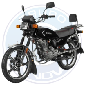 vista lateral moto shineray clasica 150cc 2026 diseño retro elegante