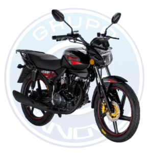 Motocicleta Shineray XY150-10D 2026 color negro 150cc vista lateral