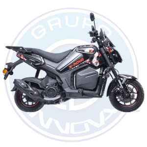 Scooter SHM X-NOVA 2026 150cc automática color negro vista lateral