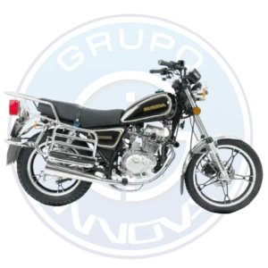 Vista completa de la Sukida GNE 200 2025 en color rojo