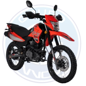 Perfil lateral de la Sukida SKS200 2026 en color azul